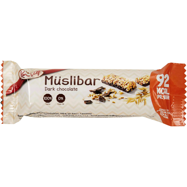 Karen Volf Müslibar Dark Chocolate