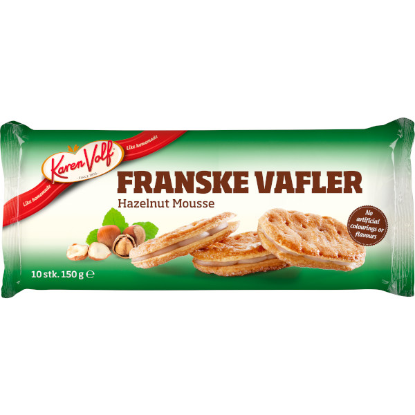Karen Volf Franska Våfflor Hasselnöt