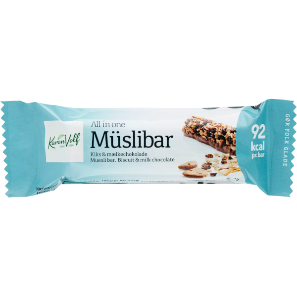 Karen Volf Müslibar All In One Biscuit & Milk Chocolate