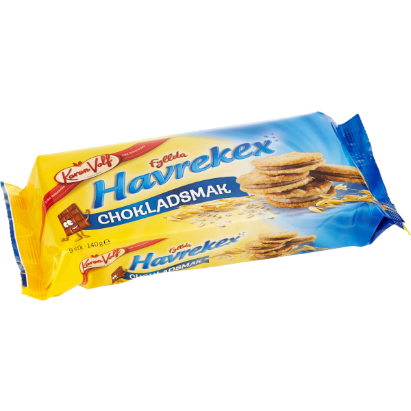 Karen Volf Fyllda Havrekex Choklad