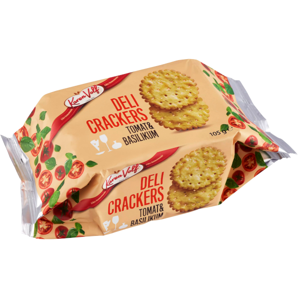 Karen Volf Deli Crackers Tomat & Basilika