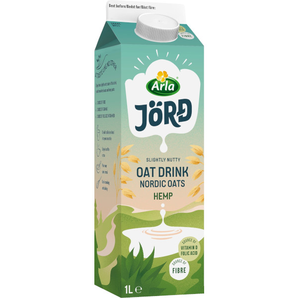 Arla JÖRĐ Havredryck Hemp