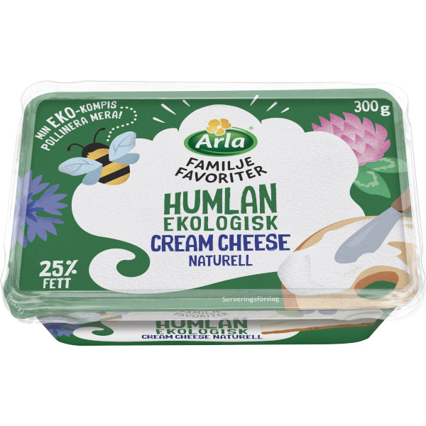 Arla Cream Cheese Naturell Familjefavoriter Humlan Ekologisk