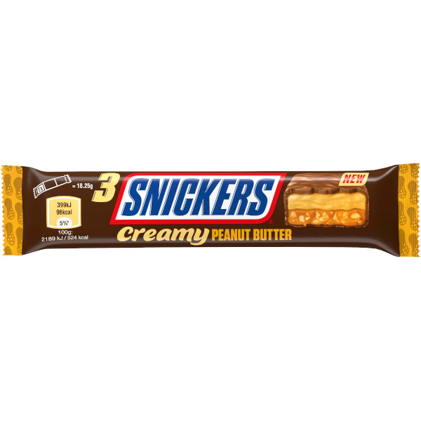 Snickers Chokladbit Creamy Peanut Butter