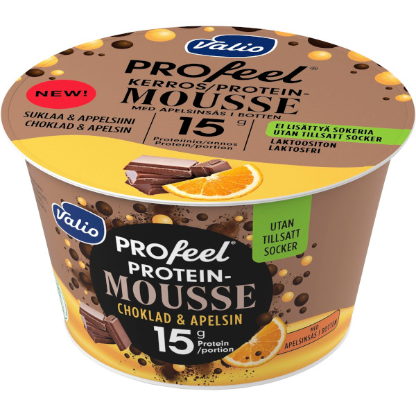 Valio Profeel Proteinmousse Choklad & Apelsin
