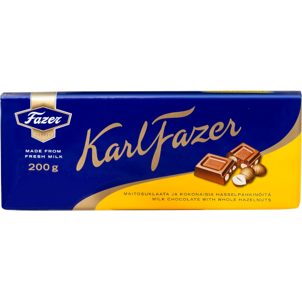 Fazer Chokladkaka Karl Fazer Whole Hazelnuts