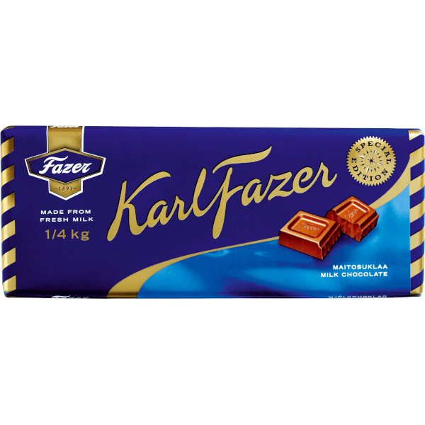 Fazer Chokladkaka Karl Fazer Milk Chocolate