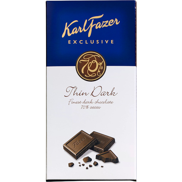Fazer Chokladkaka Karl Fazer Exclusive Thin Dark
