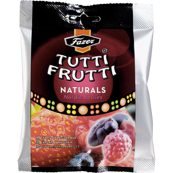 Fazer Tutti Frutti Naturals Nordic Berries