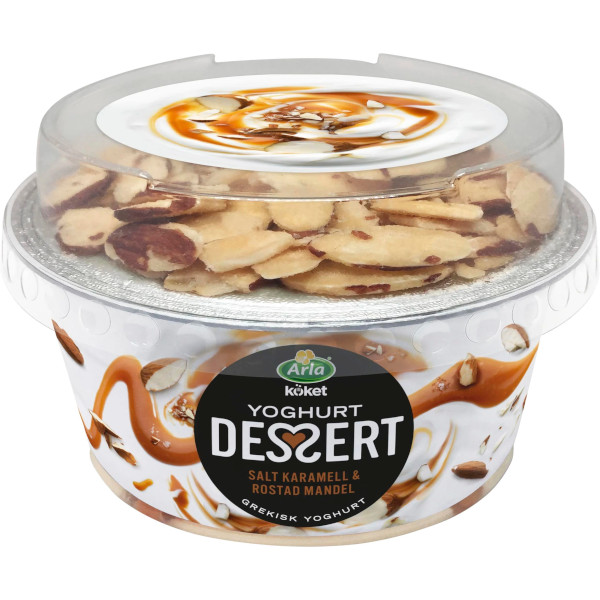 Arla Köket Yoghurtdessert Salt Karamell & Rostad Mandel
