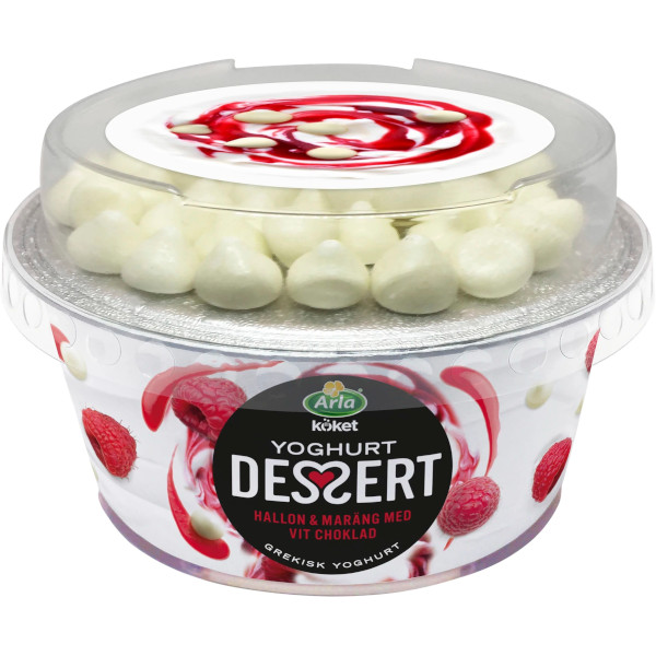 Arla Köket Yoghurtdessert Hallon & Maräng Vit Choklad