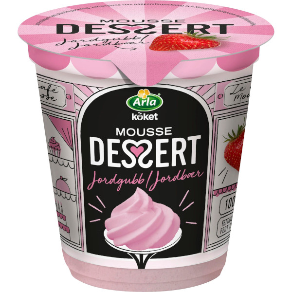 Arla Köket Moussedessert Jordgubb