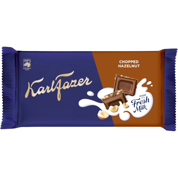 Fazer Chokladkaka Karl Fazer Chopped Hazelnuts
