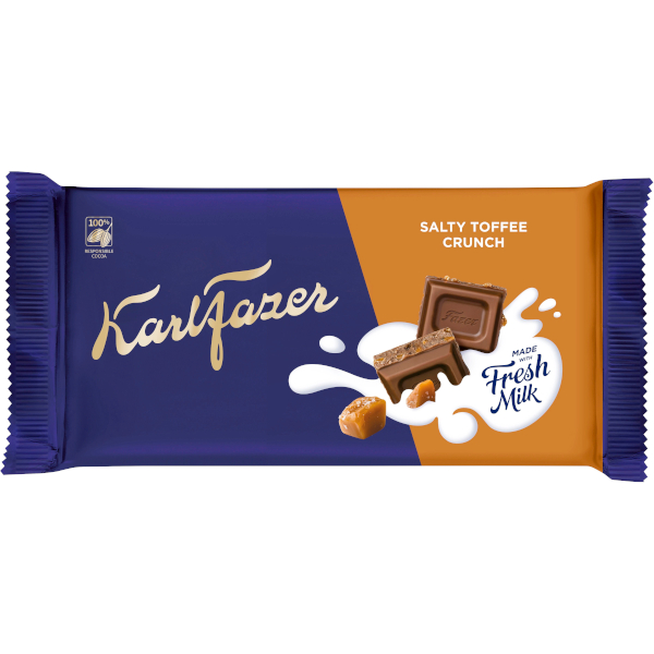 Fazer Chokladkaka Karl Fazer Salty Toffee Crunch
