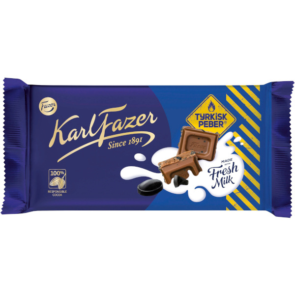 Fazer Chokladkaka Karl Fazer Tyrkisk Peber