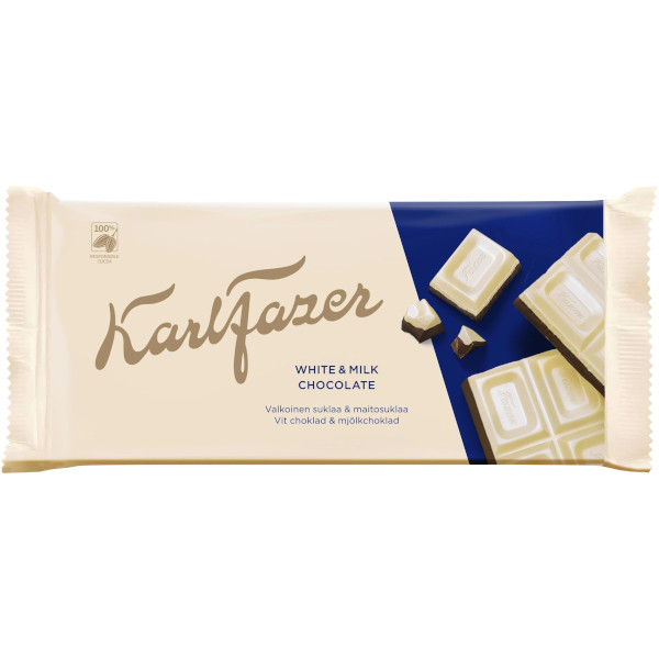 Fazer Chokladkaka Karl Fazer White & Milk