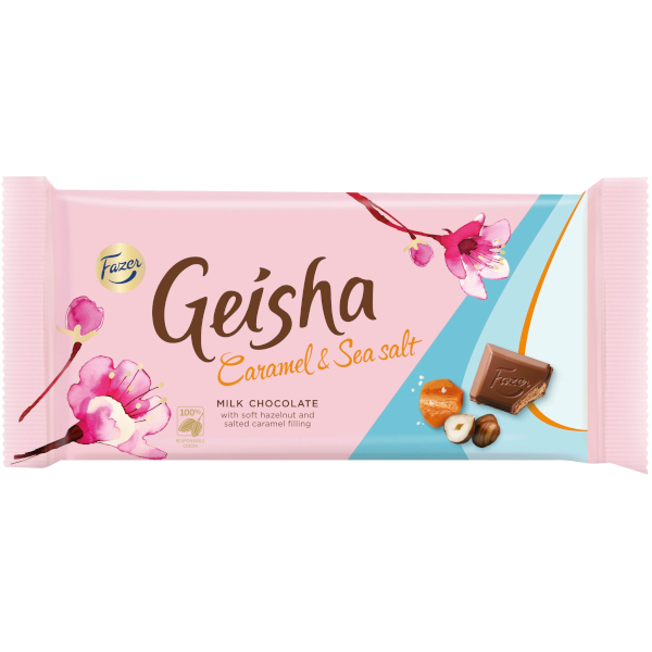 Fazer Chokladkaka Geisha Caramel & Sea Salt