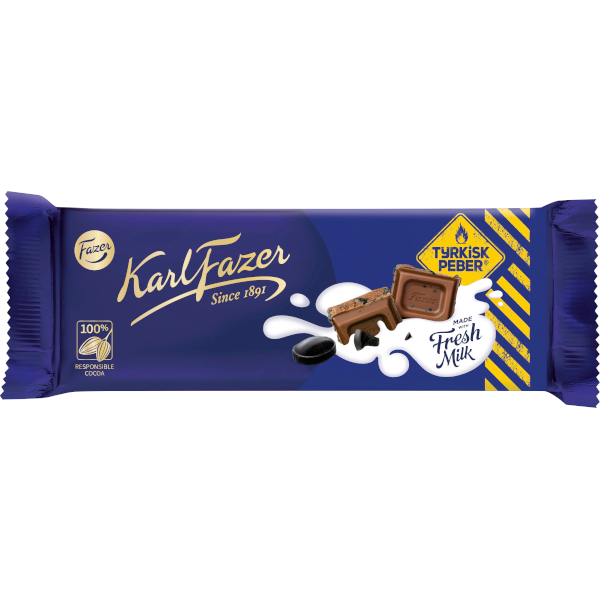 Fazer Chokladkaka Karl Fazer Tyrkisk Peber