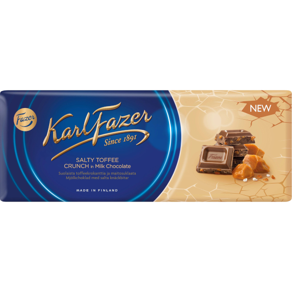Fazer Chokladkaka Karl Fazer Salty Toffee Crunch