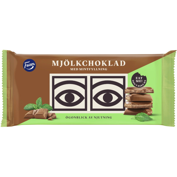 Fazer Chokladkaka Ögon Mintfyllning