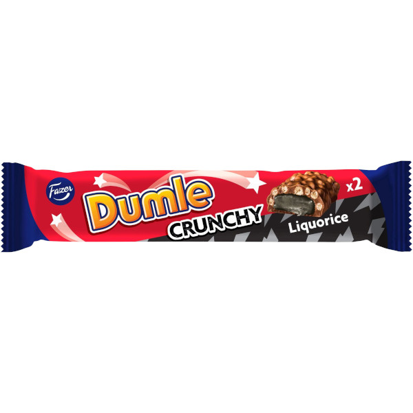 Fazer Chokladbit Dumle Crunchy Liquorice