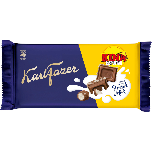 Fazer Chokladkaka Karl Fazer Kina Rispuffar