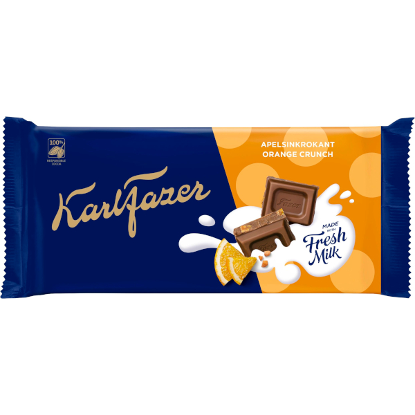 Fazer Chokladkaka Karl Fazer Apelsinkrokant