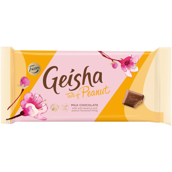 Fazer Chokladkaka Geisha Peanut