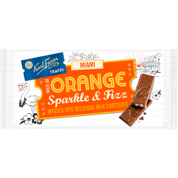 Fazer Chokladkaka Karl Fazer Travel Miami Orange Sparkle & Fizz