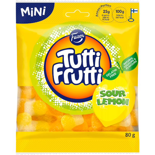 Fazer Tutti Frutti Sour Lemon