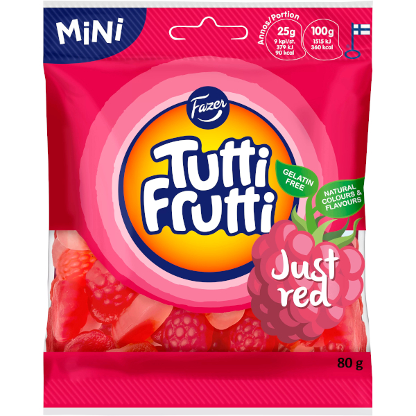 Fazer Tutti Frutti Just Red