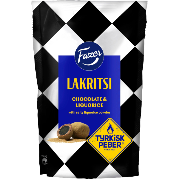 Fazer Lakritsi Chocolate & Liquorice Tyrkisk Peber