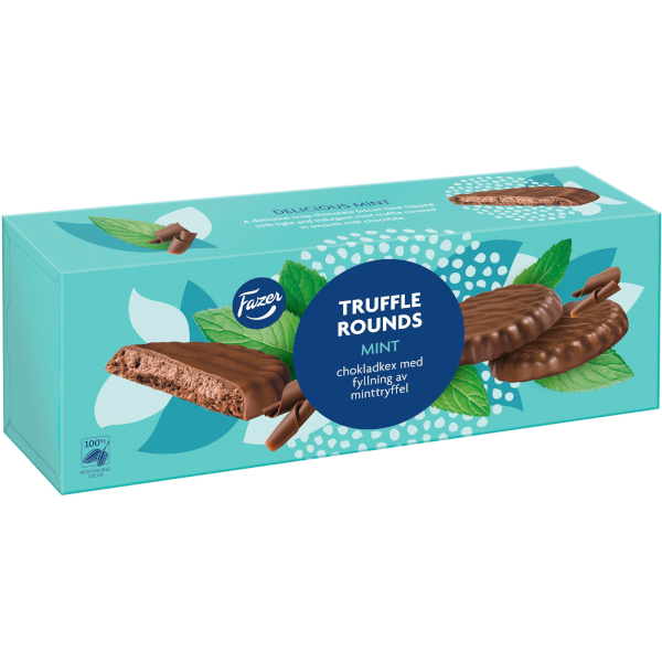 Fazer Truffle Rounds Mint