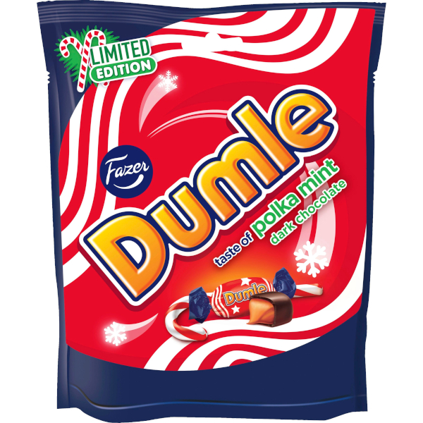 Fazer Dumle Polka Mint Dark Chocolate