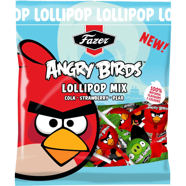 Fazer Angry Birds Lollipop Mix