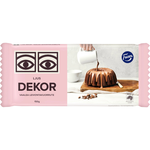 Fazer Dekorchoklad Ljus
