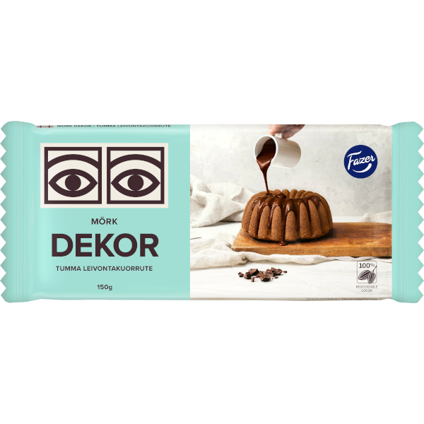 Fazer Dekorchoklad Mörk