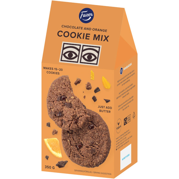Fazer Cookie Mix Chocolate & Orange