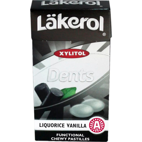 Läkerol Dents Liquorice Vanilla