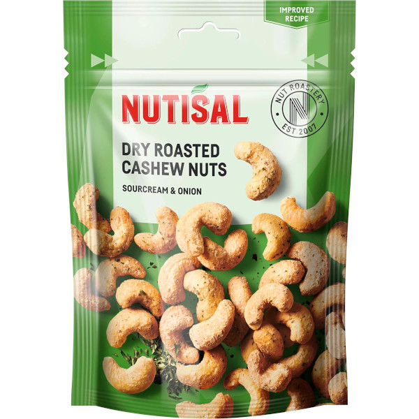 Nutisal Cashew Nuts Dry Roasted Sourcream & Onion