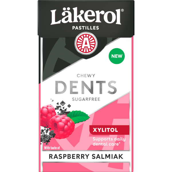 Läkerol Dents Raspberry Salmiak