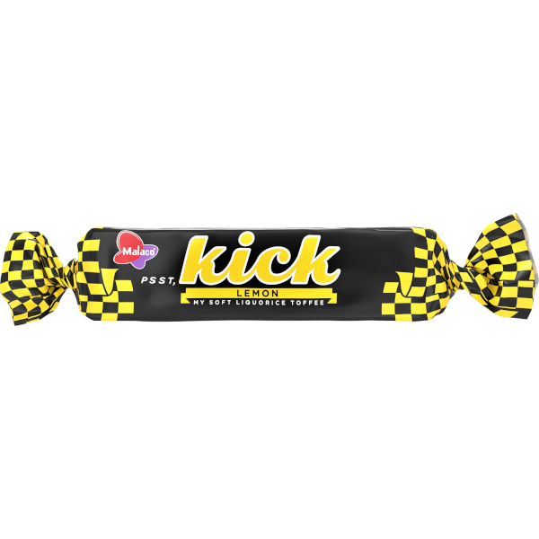 Malaco Lakritskola Kick Lemon