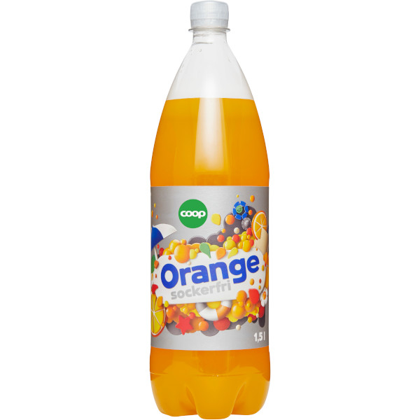Coop Läsk Orange Sockerfri