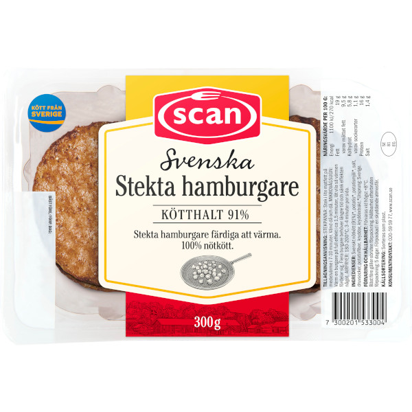 Scan Stekta Hamburgare