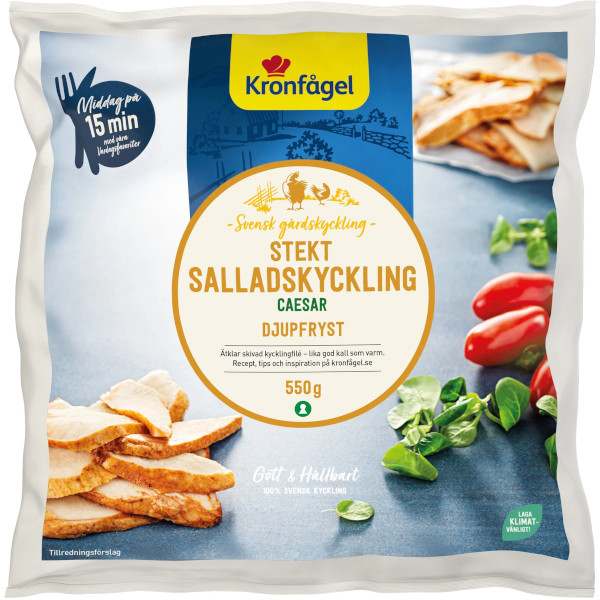 Kronfågel Salladskyckling Stekt Caesar