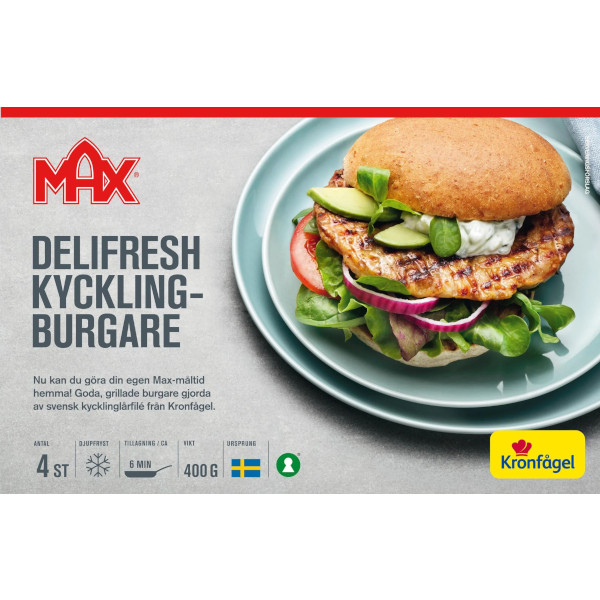 MAX Delifresh Kycklingburgare