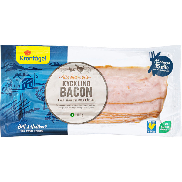 Kronfågel Kycklingbacon