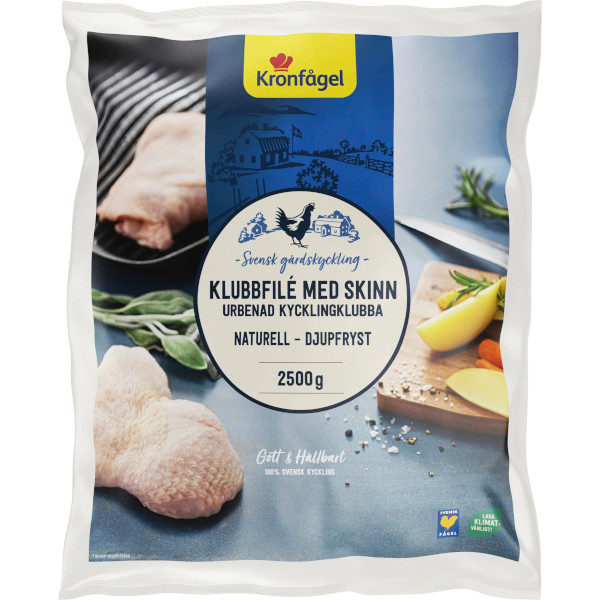 Kronfågel Klubbfilé Med Skinn