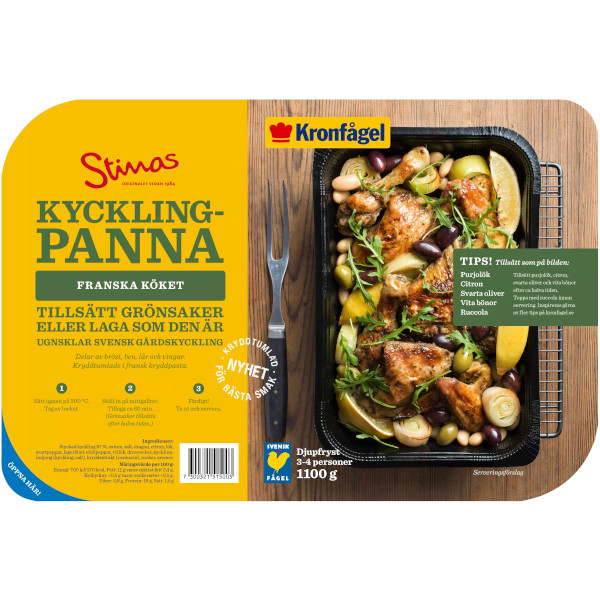 Kronfågel Stinas Kycklingpanna Franska Köket