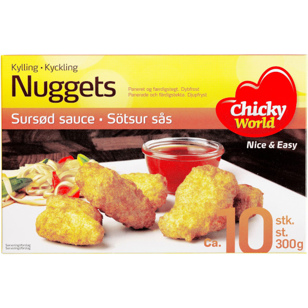 Chicky World Kyckling Nuggets Sötsur Sås